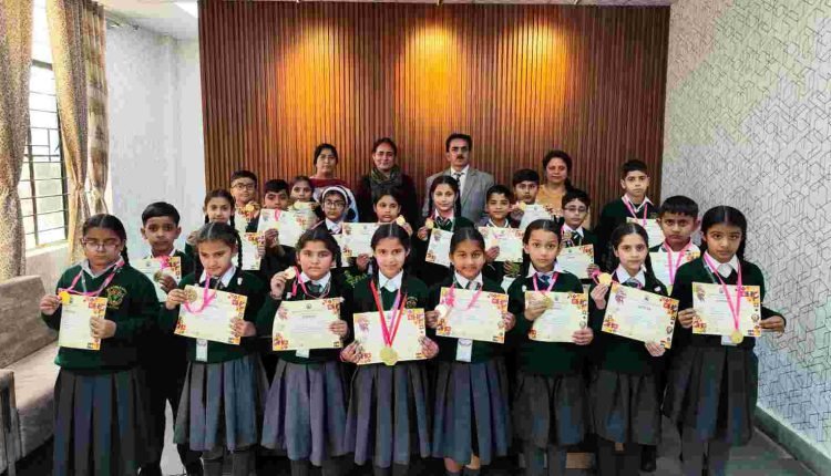 DPS Kathua Students Recognized with Certificates and Medals by Mahatma Gandhi Rashtrabhasha Prachar Sanstha, Pune