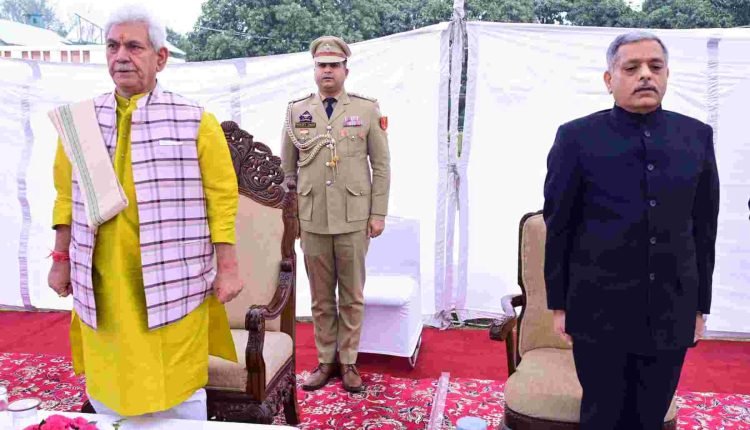 Swearing-In Ceremony of Shri A. K. Choudhary as Chairman, Public Service Commission, UT of Jammu Kashmir