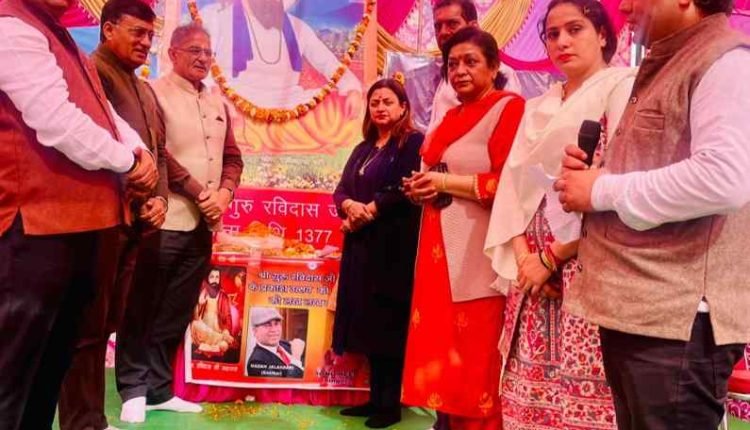 Guru Ravi Dass teachings ever relevant, follow these in letter and spirit: Kavinder 