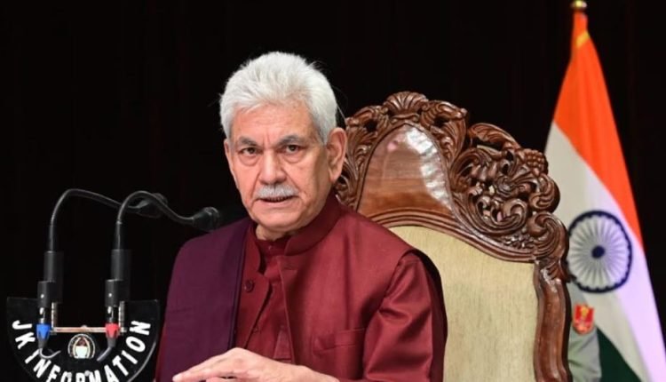 Lt Governor Manoj Sinha Pays Tribute to PSI Deepak Sharma's Supreme Sacrifice