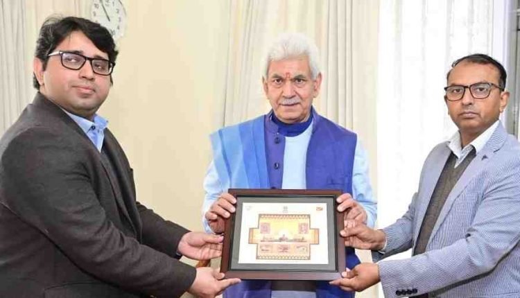 Director Postal Services J&K calls on Lt Governor
