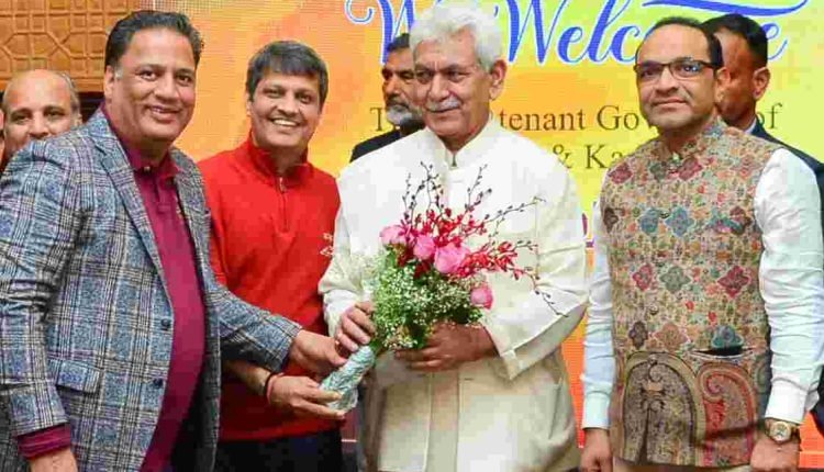 Lt Governor interacts with members of JATF at Srinagar
