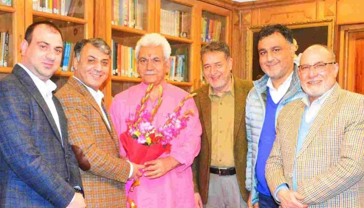 KCCI delegation calls on Lt Governor Manoj Sinha