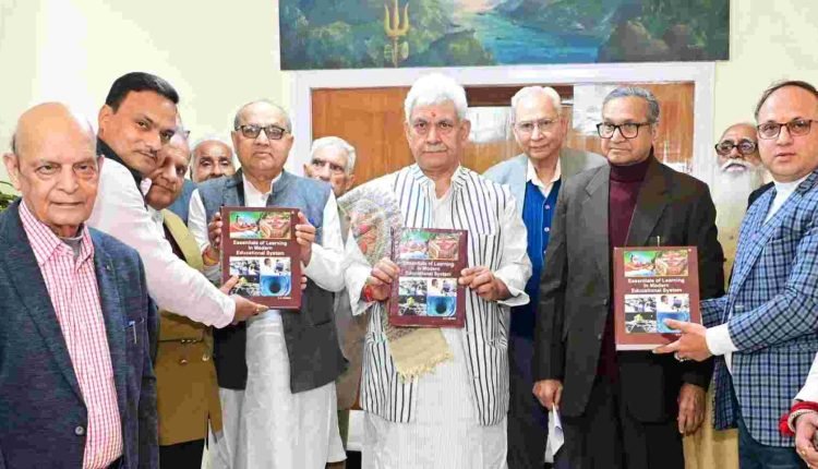 Lt Governor releases Dr KC Verma’s book on Modern Educational System