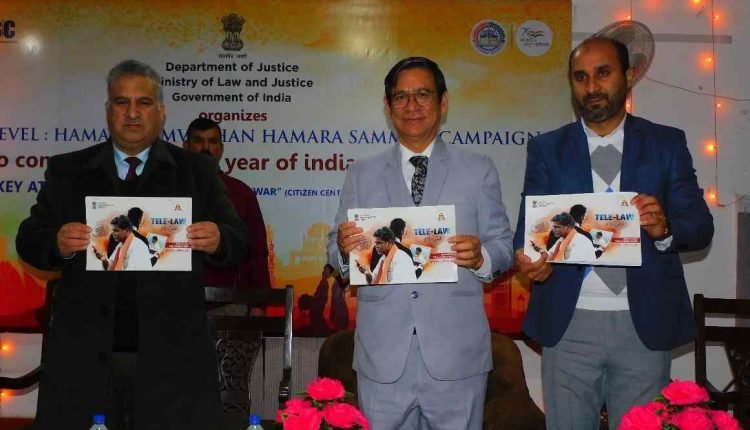 Chief Justice chairs Tele-Law cum Mela held under CSC-SPV campaign