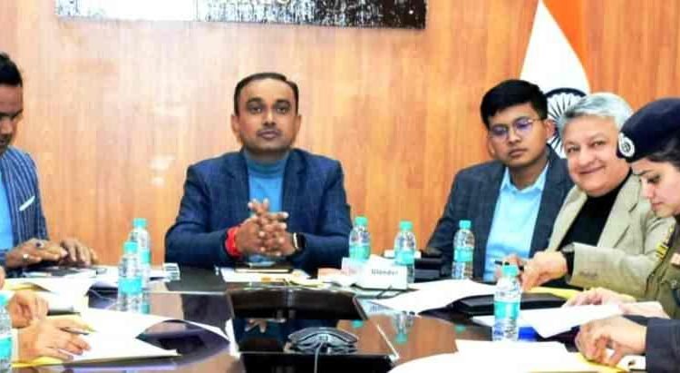 Div Com chairs Shri Shiv Khori Shrine Board Meeting