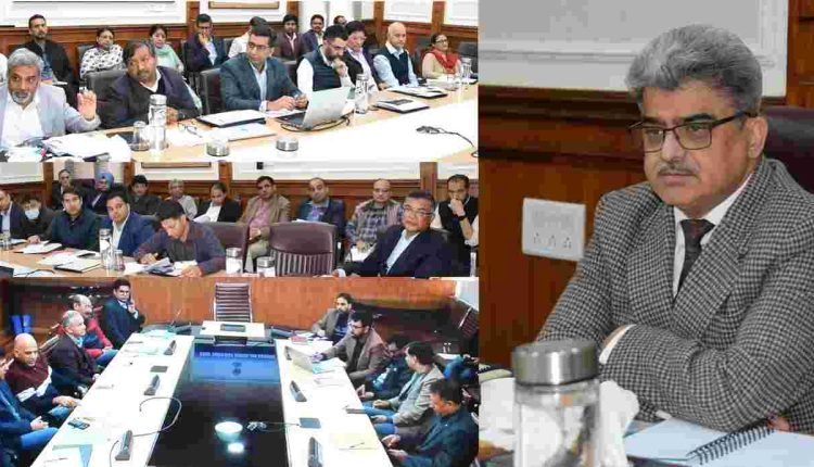 CS chairs UT level ECM to approve plans for RDD schemes