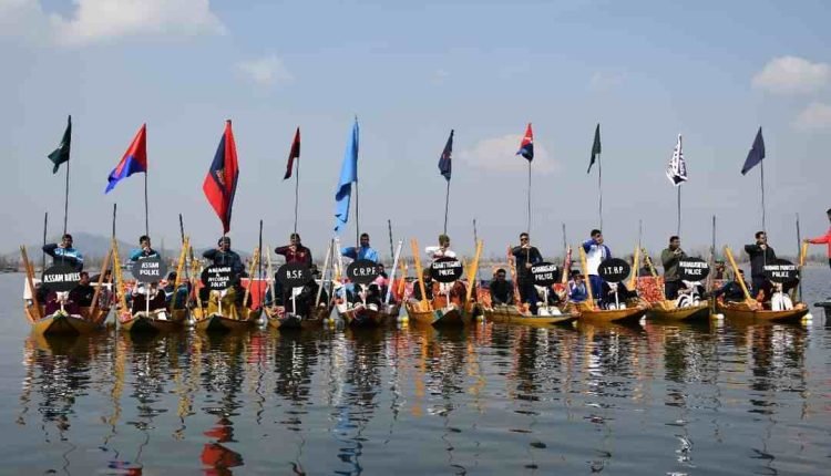 Advisor Bhatnagar distributes trophies, medals among winners, runner up teams of 23rd All India Police Water Sports Championship at Srinagar