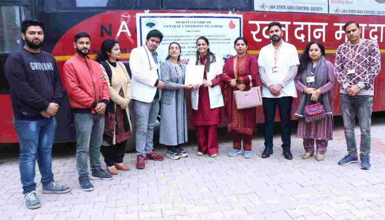 CUJ Organizes Blood Donation Camp