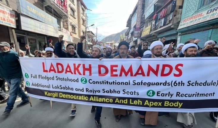 KDA and Apex Body Forge United Front as Ladakh's Agitation Gains Momentum: Half-Day Strike Announced in Kargil