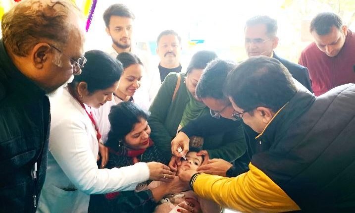 Lakhs of children administered polio vaccine across Jammu Division on day one