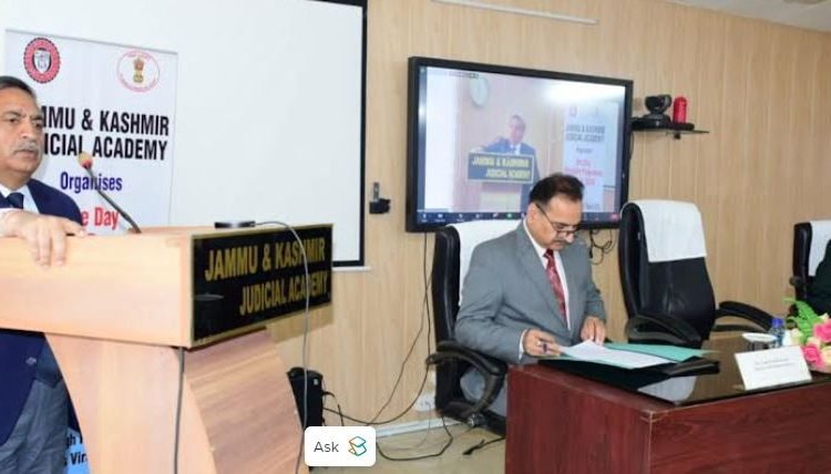 J&K Judicial Academy, e-Committee Supreme Court of India organize refresher programme, ECT-9-2024