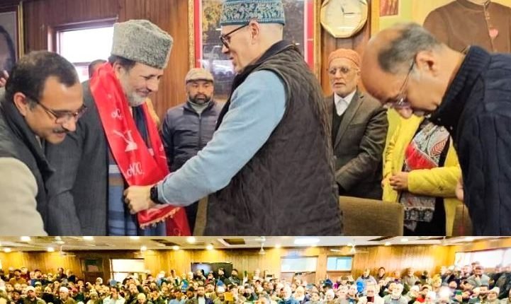 Omar Abdullah welcomes former MLA Javaid Beigh into NC  