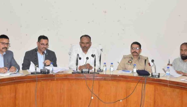 CEO visits Rajouri; Reviews preparations for Parliamentary Polls