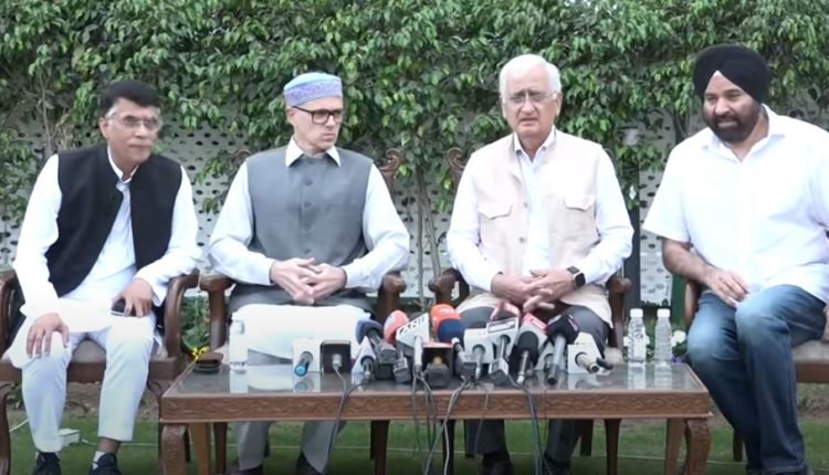 Congress and NC Cement Alliance: Seat Distribution Accorded for Crucial Lok Sabha Battle in J&K and Ladakh ; Each To Contest 3 Constituencies