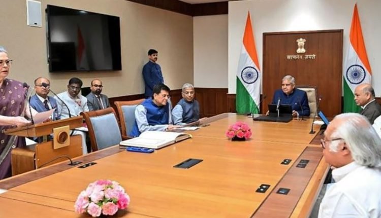 Congress Veteran Sonia Gandhi Takes Oath in Rajya Sabha Amidst Ceremony in New Parliament House