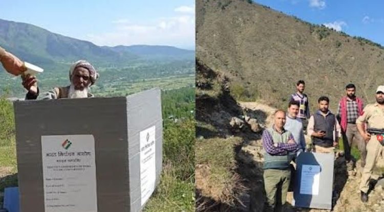 Home Voting facility for elderly & PwDs sees Ganderbal residents embracing opportunity with gratitude