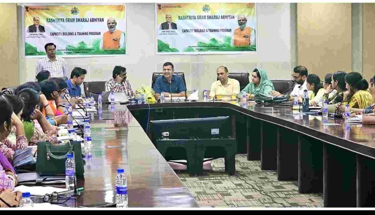 Director Panchyati Raj inaugurates VPRP, GPDP capacity building workshop in Jammu