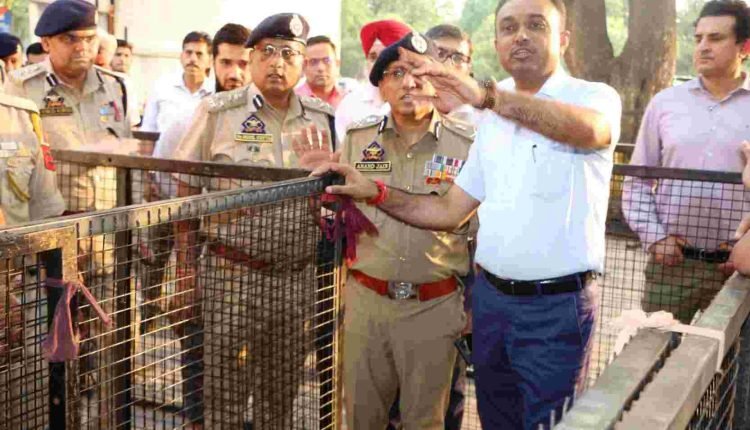 Div Com Jammu, ADGP inspect arrangements for Shri Amarnath ji Yatra at Bhagwati Nagar, Yatri Dhams & Railway Station