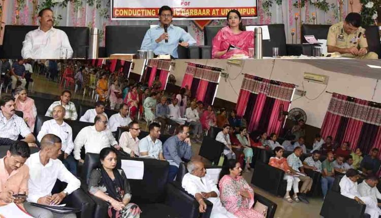 Principal Secretary Home conducts public outreach cum grievance redressal camp in Udhampur