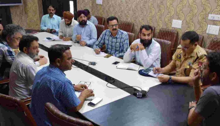 DC Jammu reviews Eid- Ul- Azha preparedness