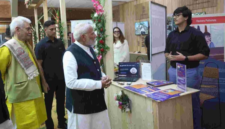 Prime Minister Modi Interacts with Cyberboy of Jammu and Kashmir