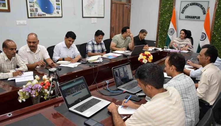 DEO chairs meeting on Special Summary Revision 2024 at Udhampur
