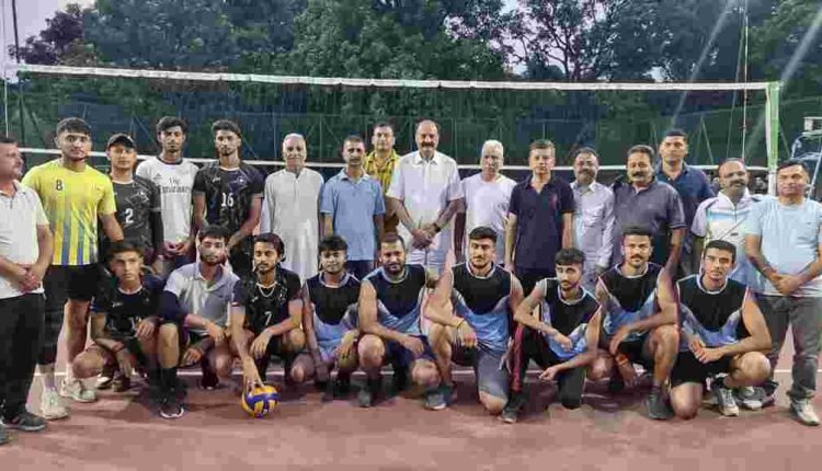 Slathia Inaugurates Volleyball Tournament, Advocates Youth Involvement in Sports