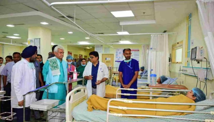 Lt Governor visited hospitals to enquire about health of pilgrims, who were injured in Reasi terror attack