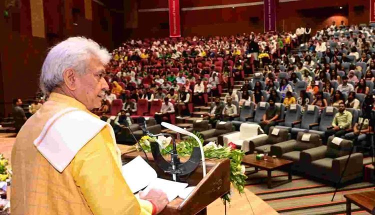 Youth are our biggest strength and they are committed to take the UT to greater heights: LG