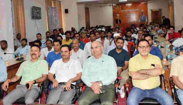 District Admin Rajouri participates in "Empowering Youth, Transforming J&K" program through virtual mode