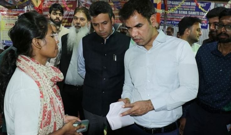 SANJY-2024: Div Com Kashmir conducts evening tour of Yatra Transit Camp Pantha Chowk