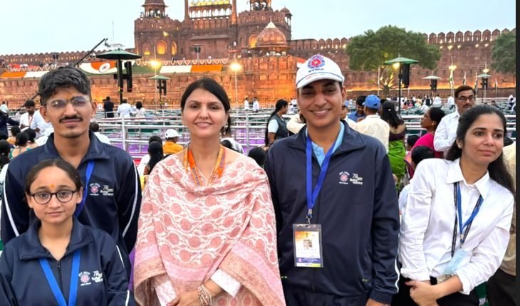 NSS SMVDU Team attended Independence Day Ceremony at Red Fort Delhi as Special invitee