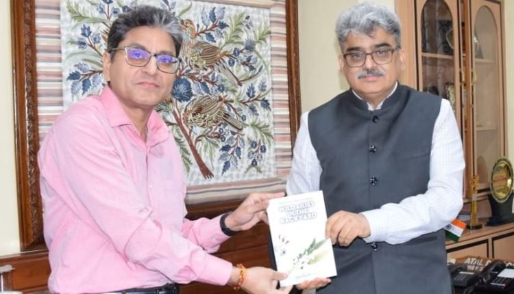 "Wild Lilies in the Backyard" by Vishal Sharma Commended by Chief Secretary Atal Dulloo