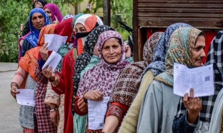 ECI Reports 57.03% Turnout in J&K Phase Second Elections, Poonch and Reasi Lead with 74%