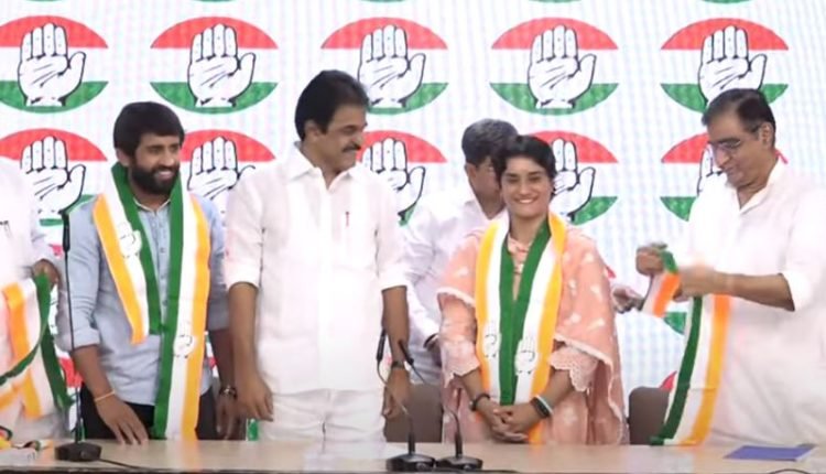 Phogat and Punia Join Congress, Slam BJP's Inaction During Protests and Vow to Stand for Justice