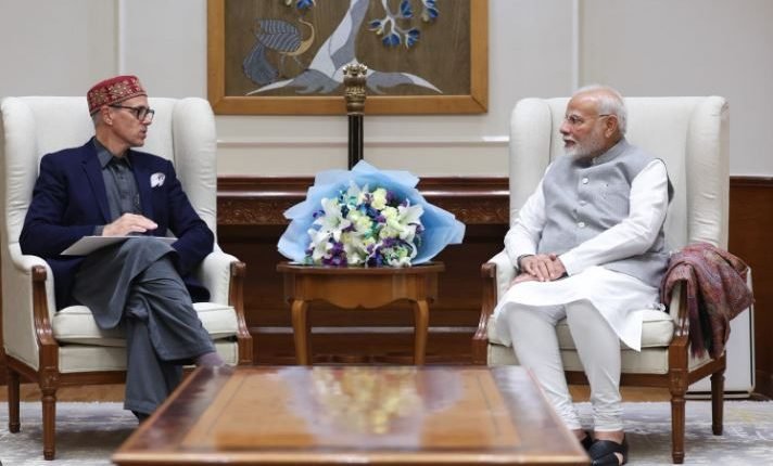 Jammu and Kashmir Chief Minister Omar Abdullah Meets PM Modi, Seeks Statehood Restoration