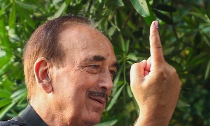 Azad Among Early Voters in J&K, Urges Citizens to Take Charge of Their Future Through the Ballot