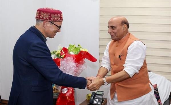 NDA Government Eager to Collaborate with J&K CM Omar Abdullah for Region's Development: Defence Minister Rajnath Singh