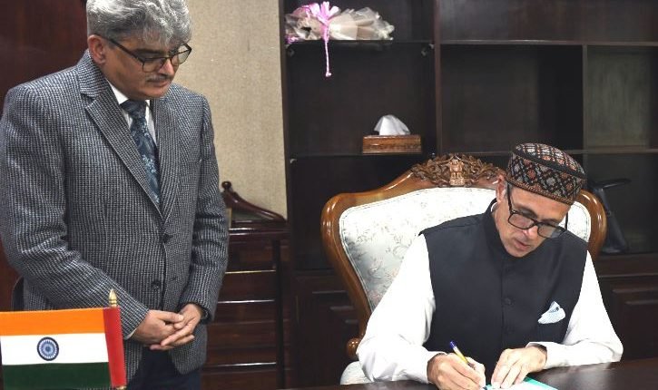 Omar Abdullah assumes office as Chief Minister of Jammu and Kashmir