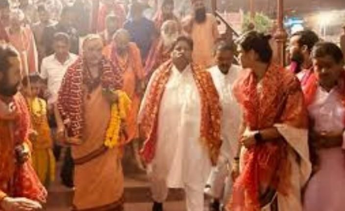 Shankaracharya Avimukteshwarananda Saraswati Arrives in Jammu for Two-Day Spiritual Visit