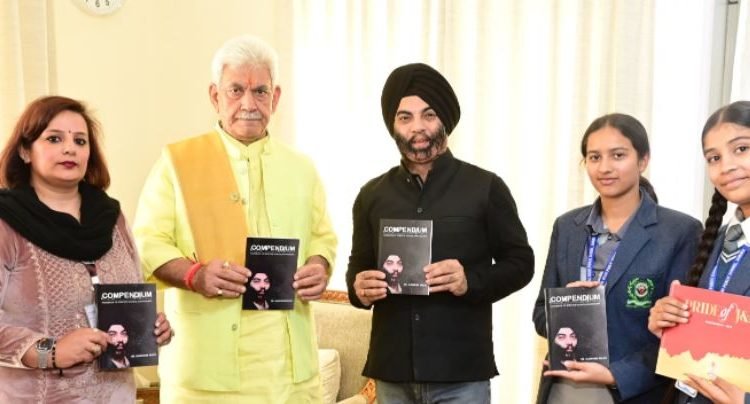 LG Sinha Honors Dr. Suminder Singh’s Educational Efforts with Release of 'Compendium'