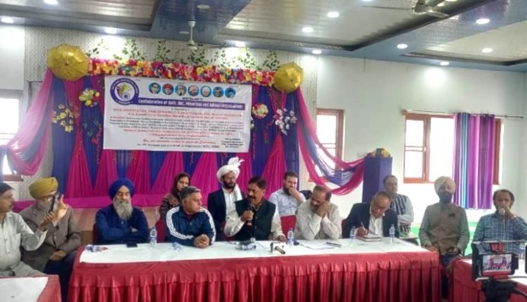 Dalit OBC Minority Adivasi Confederation Holds Convention in Jammu, Passes Landmark Key Resolutions