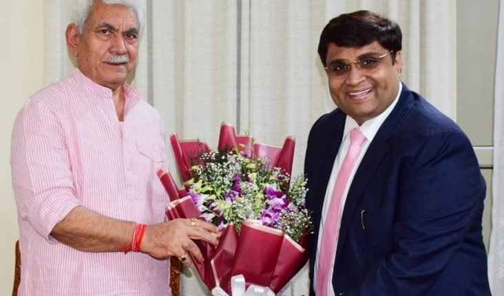 Industry Leader Rahul Sahai Urges New Support for MSMEs, Infrastructure Upgrades in Dialogue with LG Manoj Sinha