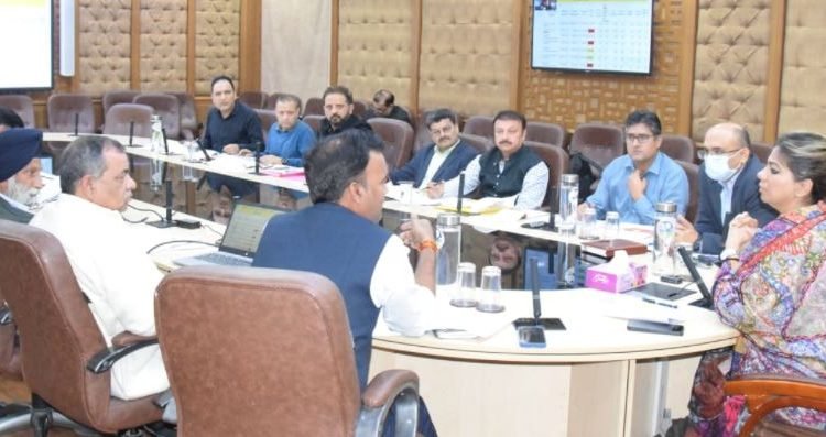 Commissioner Secretary Yasha Mudgal reviews progress on tourism development projects