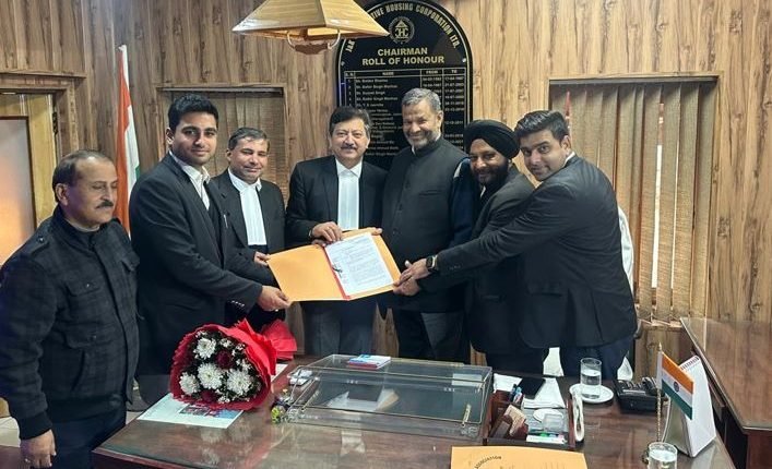 J&K High Court Bar Association, Jammu call upon Worthy Chairman and M.D of J&K Cooperative Housing Corporation Ltd.