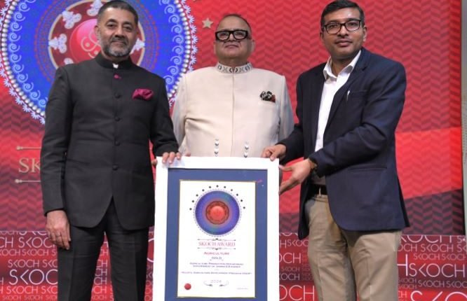 J&K HADP bags prestigious Skoch Gold award for excellence
