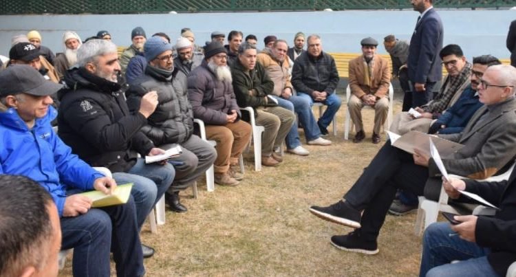 Chief Minister Omar Abdullah listens to people’s grievances