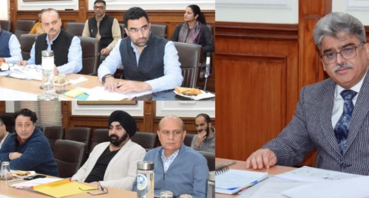 Chief Secretary Reviews Ayushman Bharat Digital Mission: Focus on Digitizing Health Services in J&K