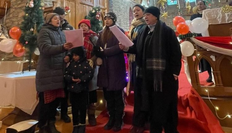 Gulmarg’s St. Mary’s Church Shines in Grand Christmas Festivities by Tourism Department